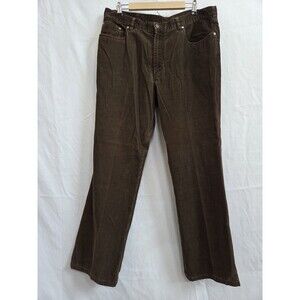 Brooks Brothers Pants Mens 38x34 Brown Corduroy All Cotton Straight leg 5-pocket